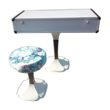 Vintage hairdresser Gautier and her stool