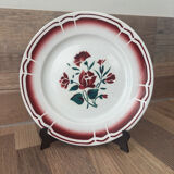 Vintage set of 5 Badonviller Luneville plates and others