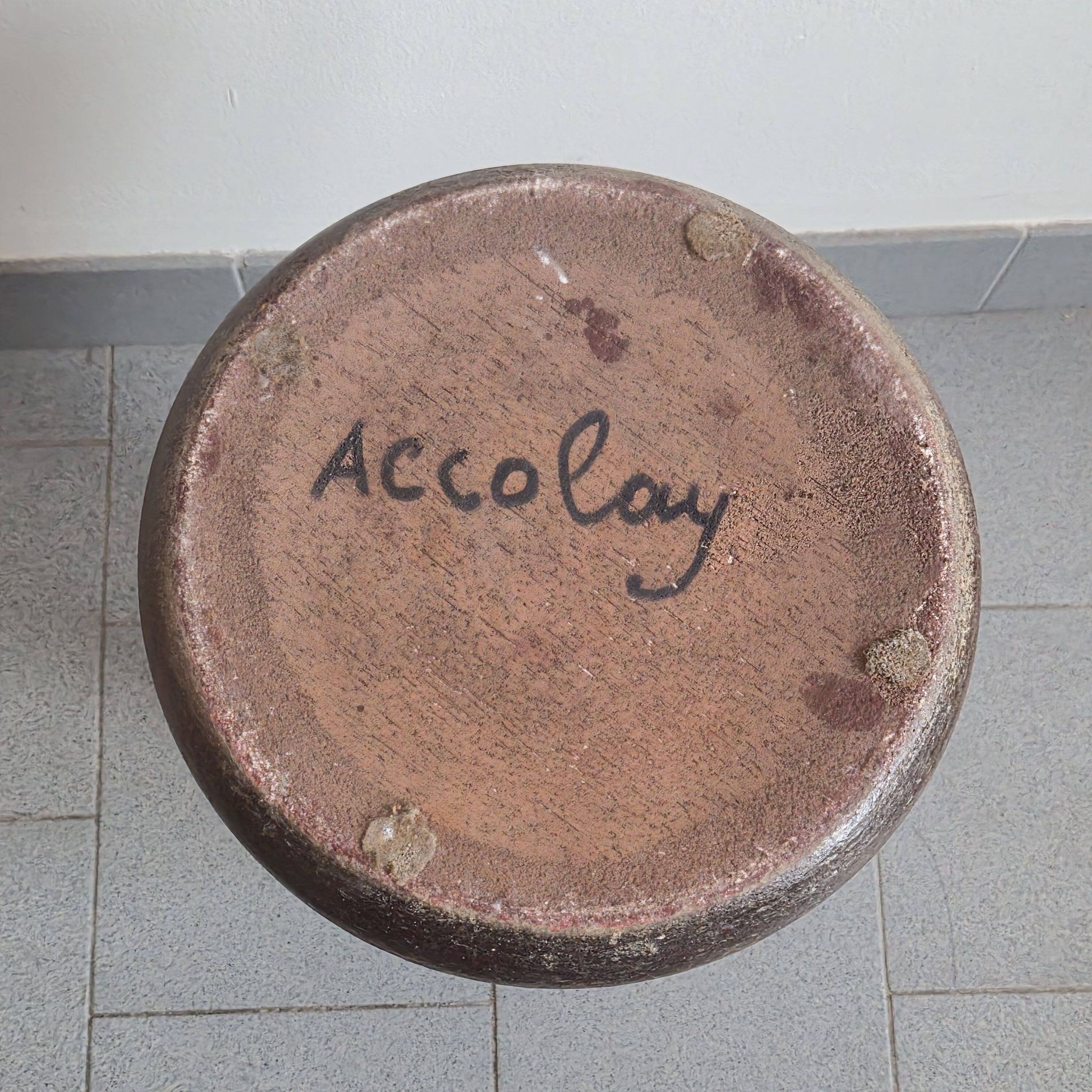 Accolay vintage brutalist floor lamp 1970