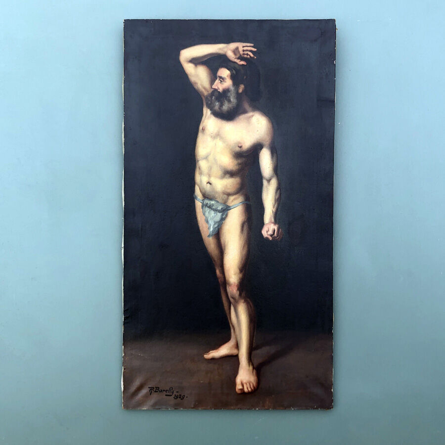 Painting "Portrait of a man on foot"