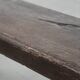 Banc de hall anglais antique du début du 19e siècle en chêne