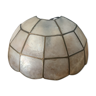 Applique nacre et étain