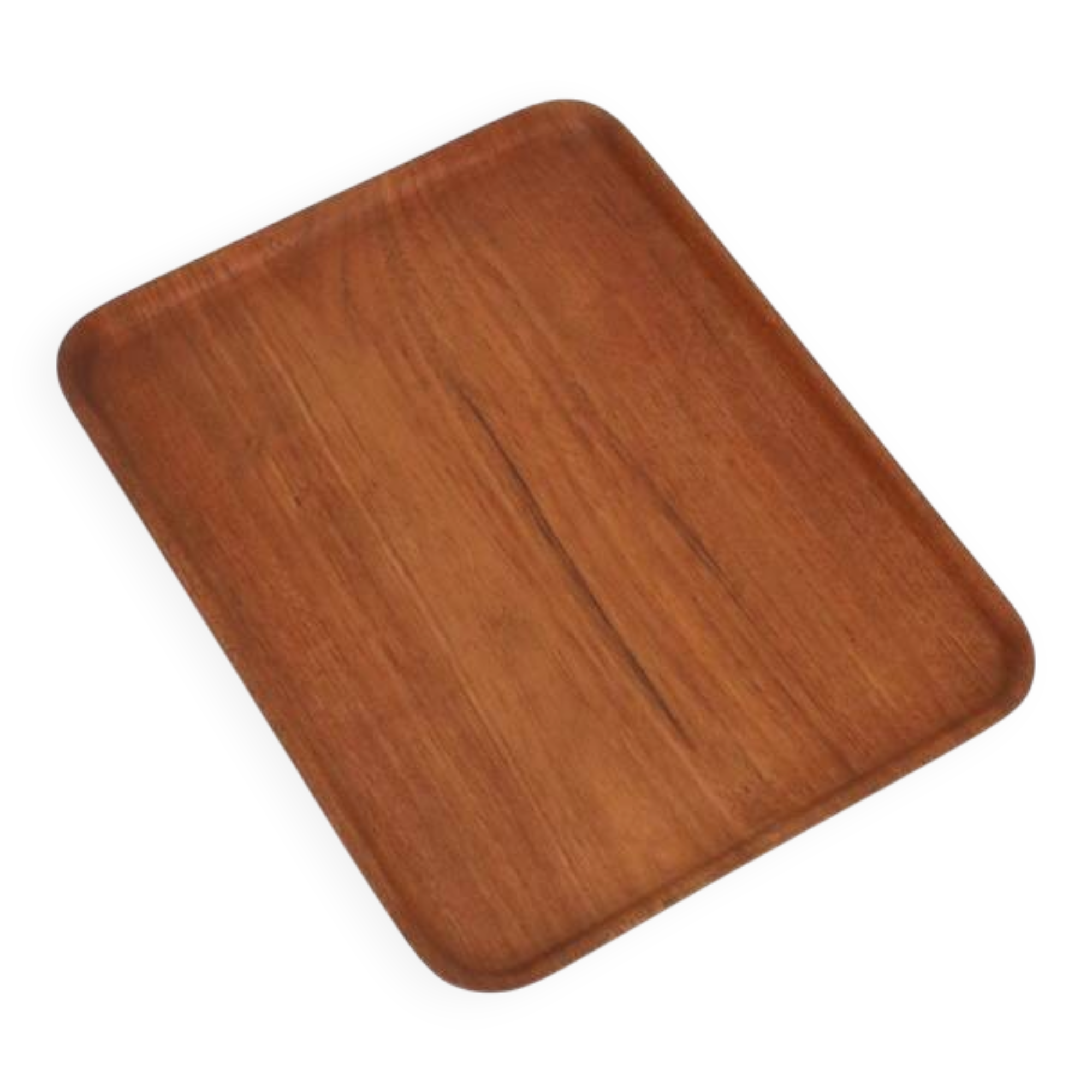 Restored mid-century teak tray / Danish modern design / 1960s / 1970s