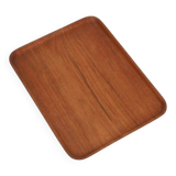 Restored mid-century teak tray / Danish modern design / 1960s / 1970s