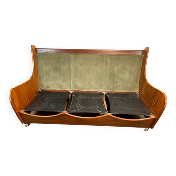 Mid century retro vintage teak sofa by GPlan 1960