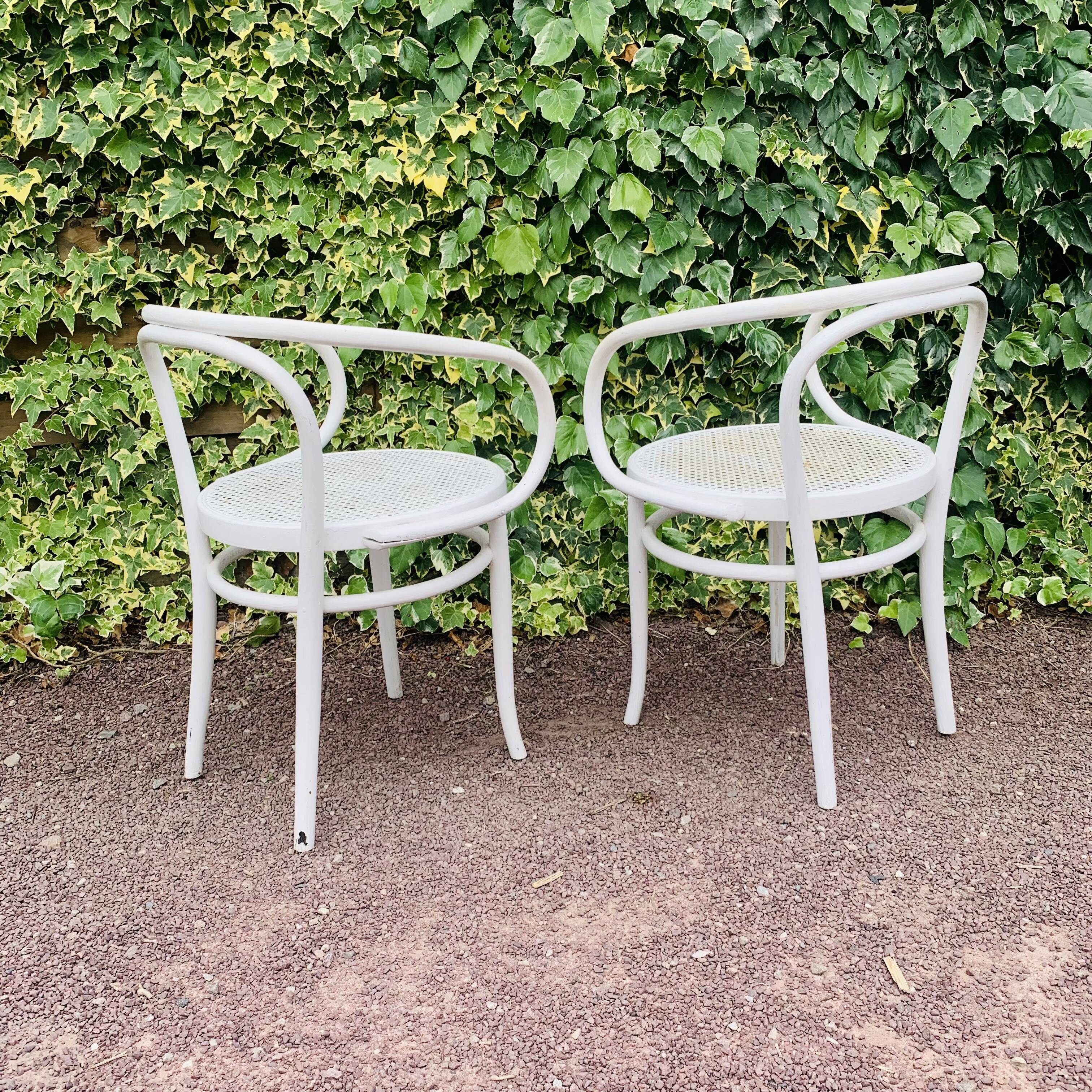 Antique pair of Italian Salvatore Leone chairs