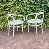 Antique pair of Italian Salvatore Leone chairs