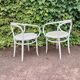 Ancienne paire de chaises italienne Salvatore Leone