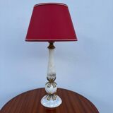Alabaster column lamp from the 1960s