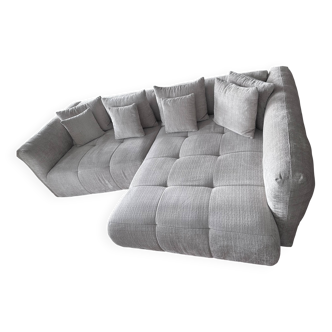 Brand new beige sofa.