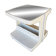 Table d'appoint Vintage sur roulettes avec rangement, édition Flair 1970s