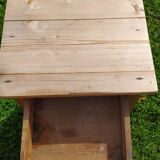 Old wooden nightstand