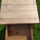 Old wooden nightstand