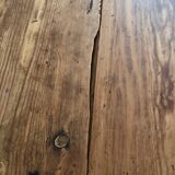 Antique round wooden table