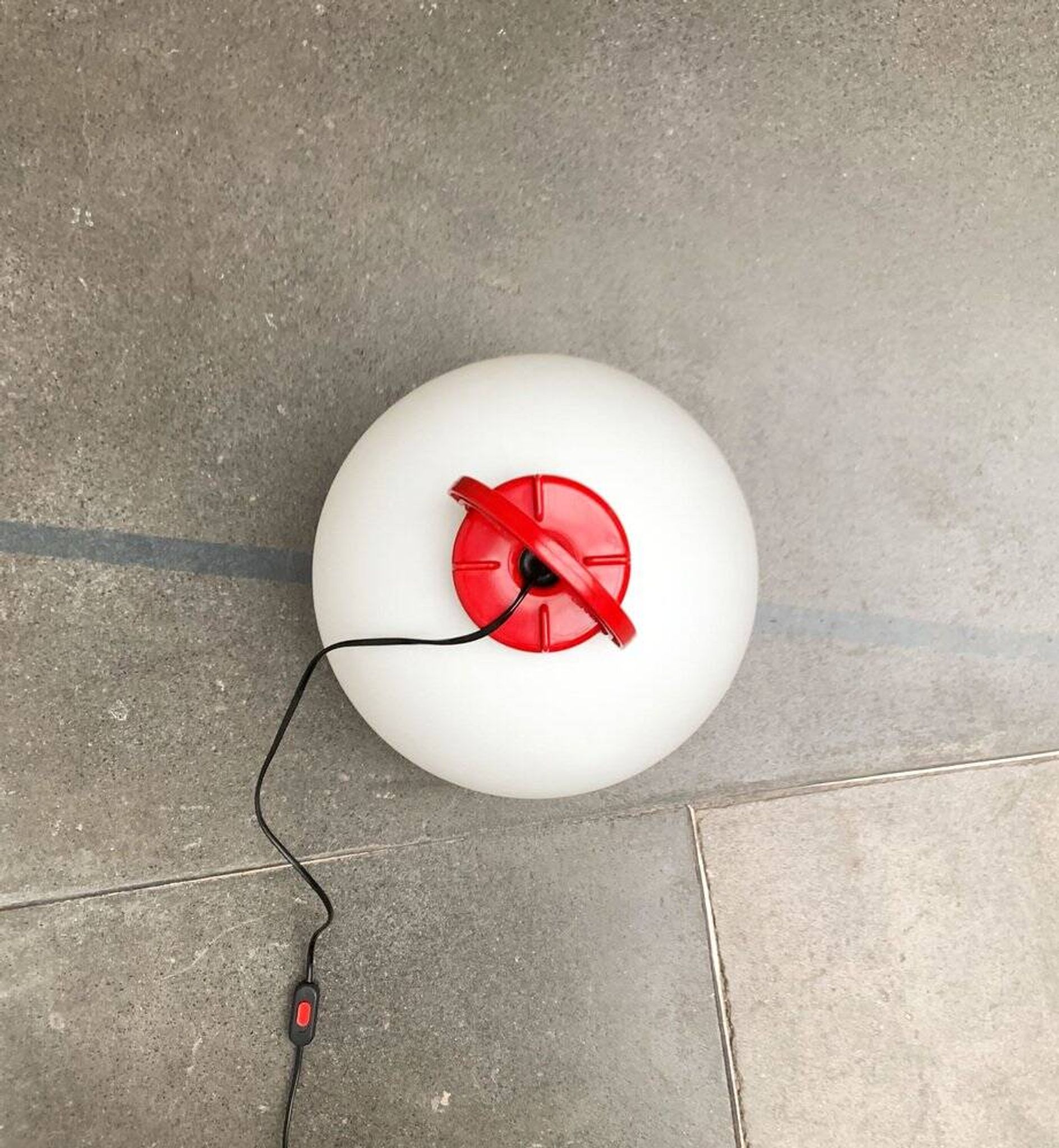 Vintage Italian floor lamp Space Age Tama by Isao Hosoe for Valenti Luce, 1970s