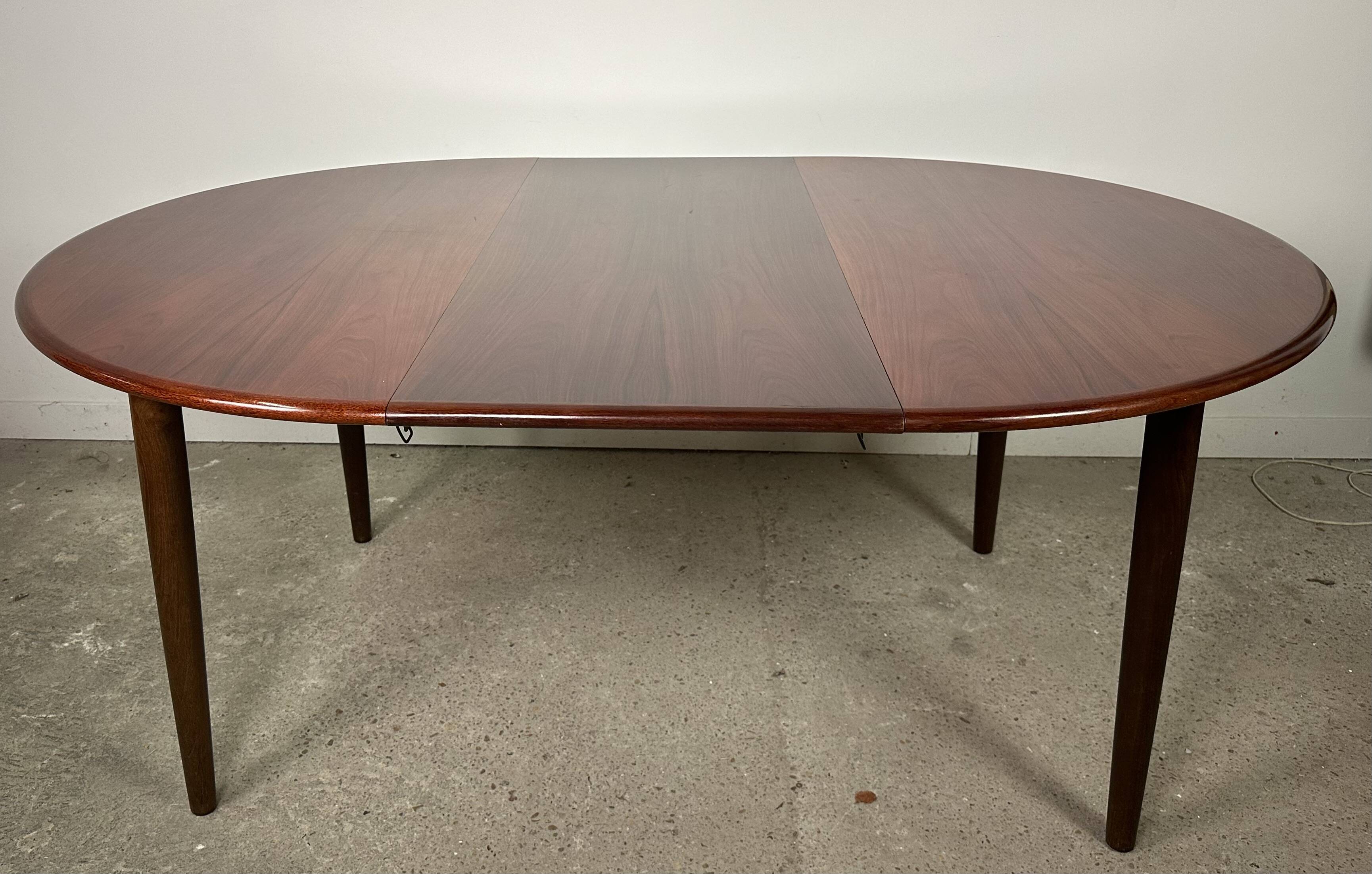 Table scandinave en palissandre de Rio de Gudme Möbelfabrik 1960