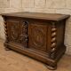 Carved wooden chest with twisted columns – Renaissance style