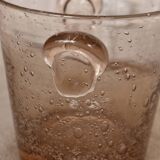 Ice bucket biot old bubble glass