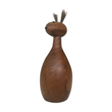 Scandinavian teak squirrel clothing brush