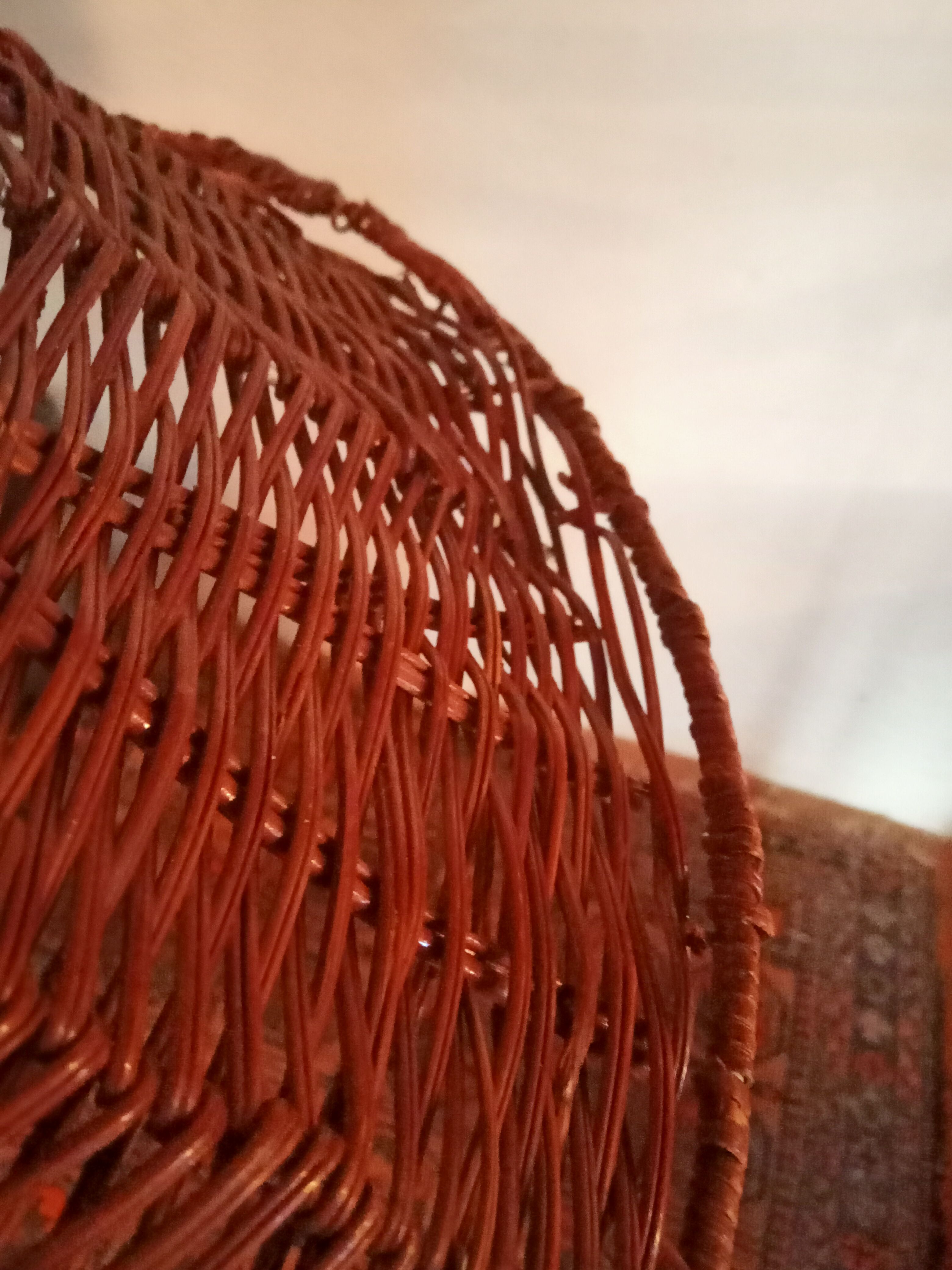 Pair of rattan suspensions