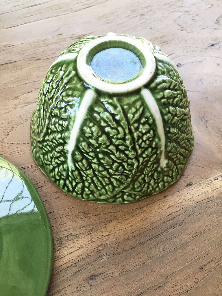 "Cabbage" Bowl and plate set