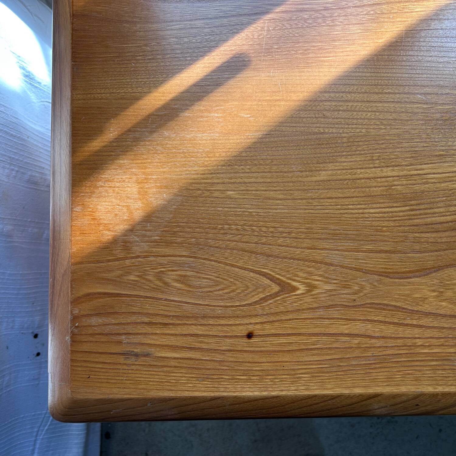 Small varnished wooden buffet