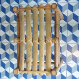 Vintage bamboo stool