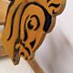 Ancien Cheval En Bois A Bascule Primus Vintage