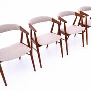 Chairs designed by Ejner Larsen & Aksel Bender Madsen, Denmark, 1960s. After renovation.
