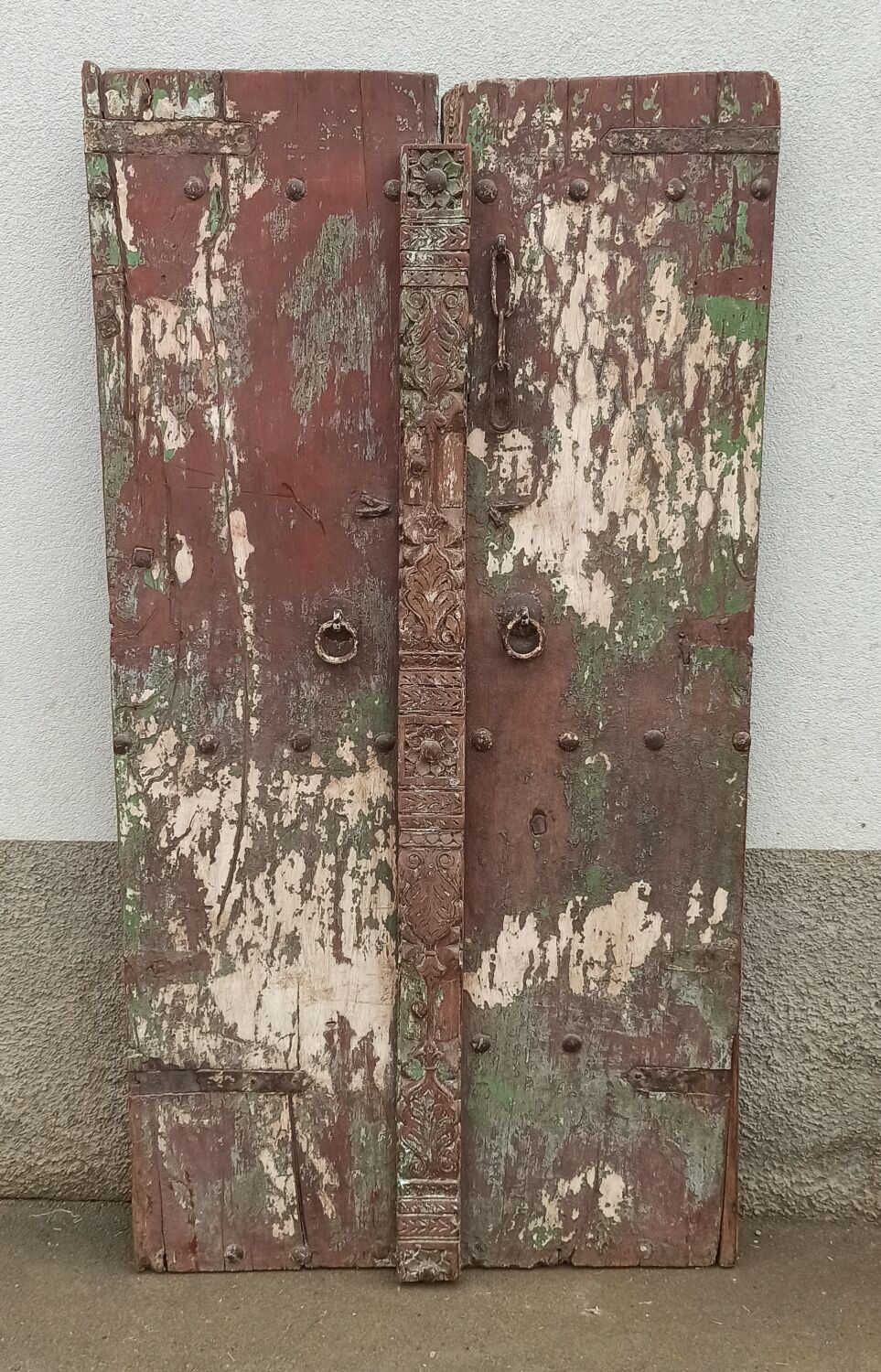 Old wooden door