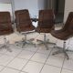 Suite of 4 chairs vintage armchairs 1970