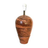 Raku ceramic lamp foot