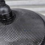 Perforated lacquered sheet metal suspension from the 90s