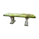 Reconstructed stone bench