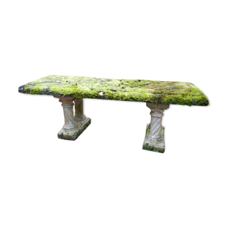 Reconstructed stone bench