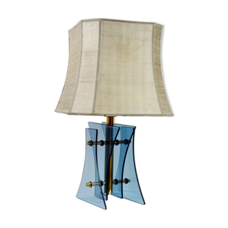 Italian lamp, glass base, 60s