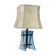Lampe italienne, piètement en verre, années 60