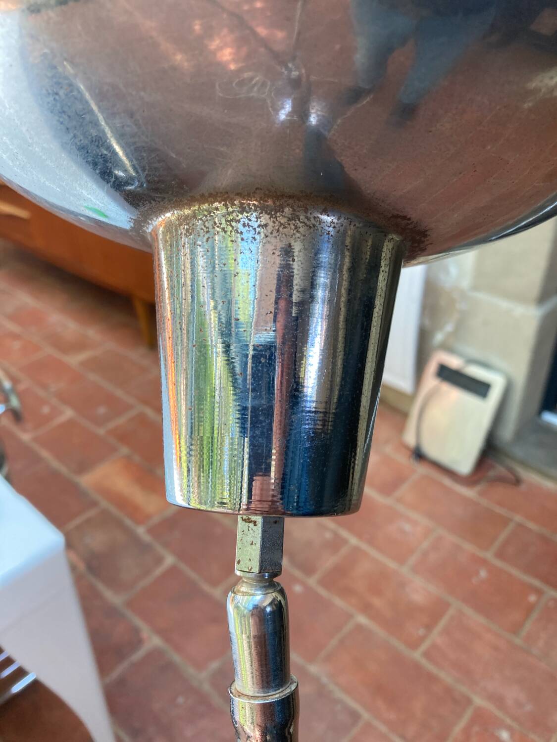 Vintage 70s lamp in the Pierre Folie style