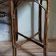 Table-desserte d'appoint en rotin ancienne