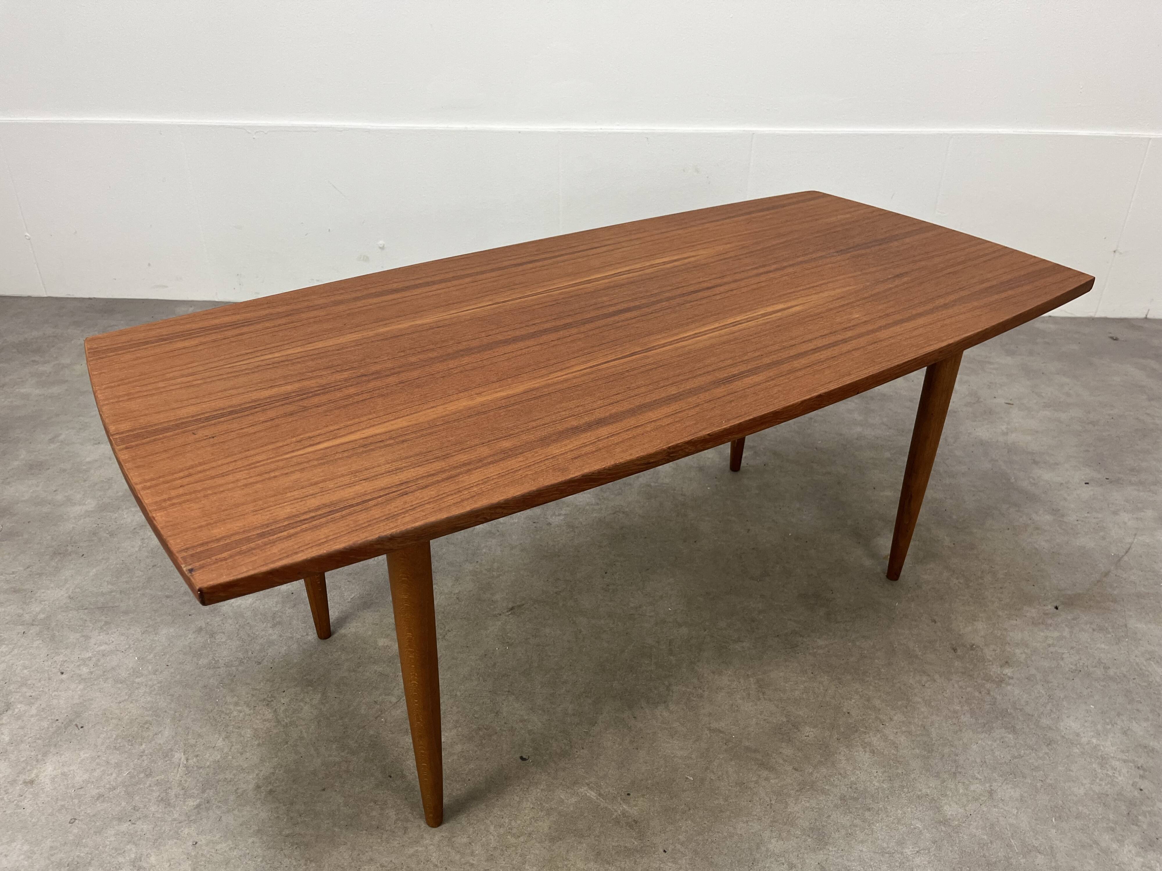 Scandinavian teak coffee table, 1960s