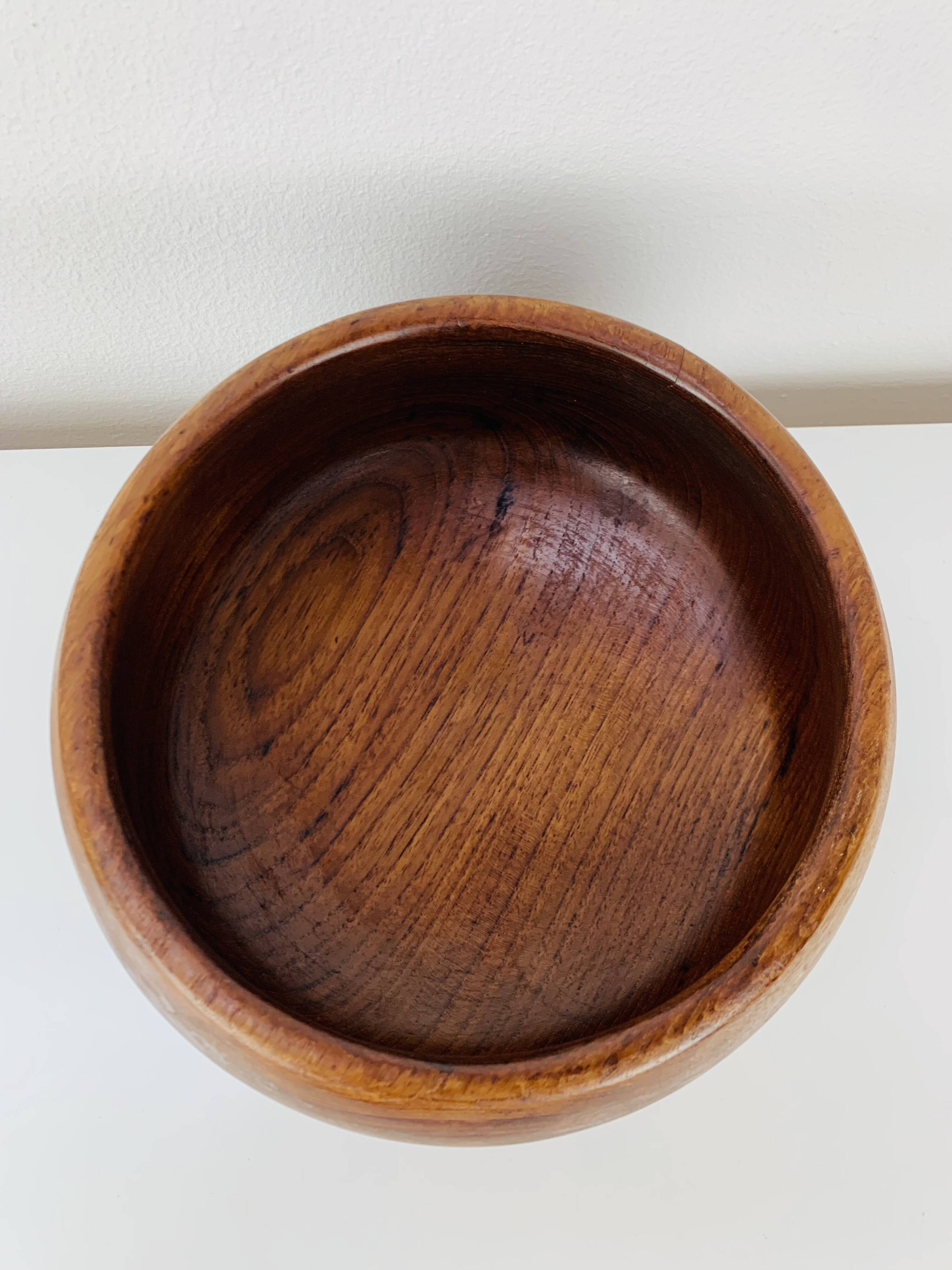 Scandinavian teak bowl, 1960s