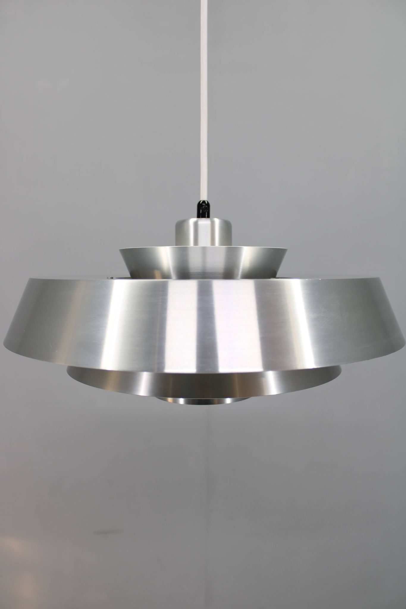 1970s Aluminium Pendant "NOVA " by Jo Hammerborg for Fog & Mørup, Denmark