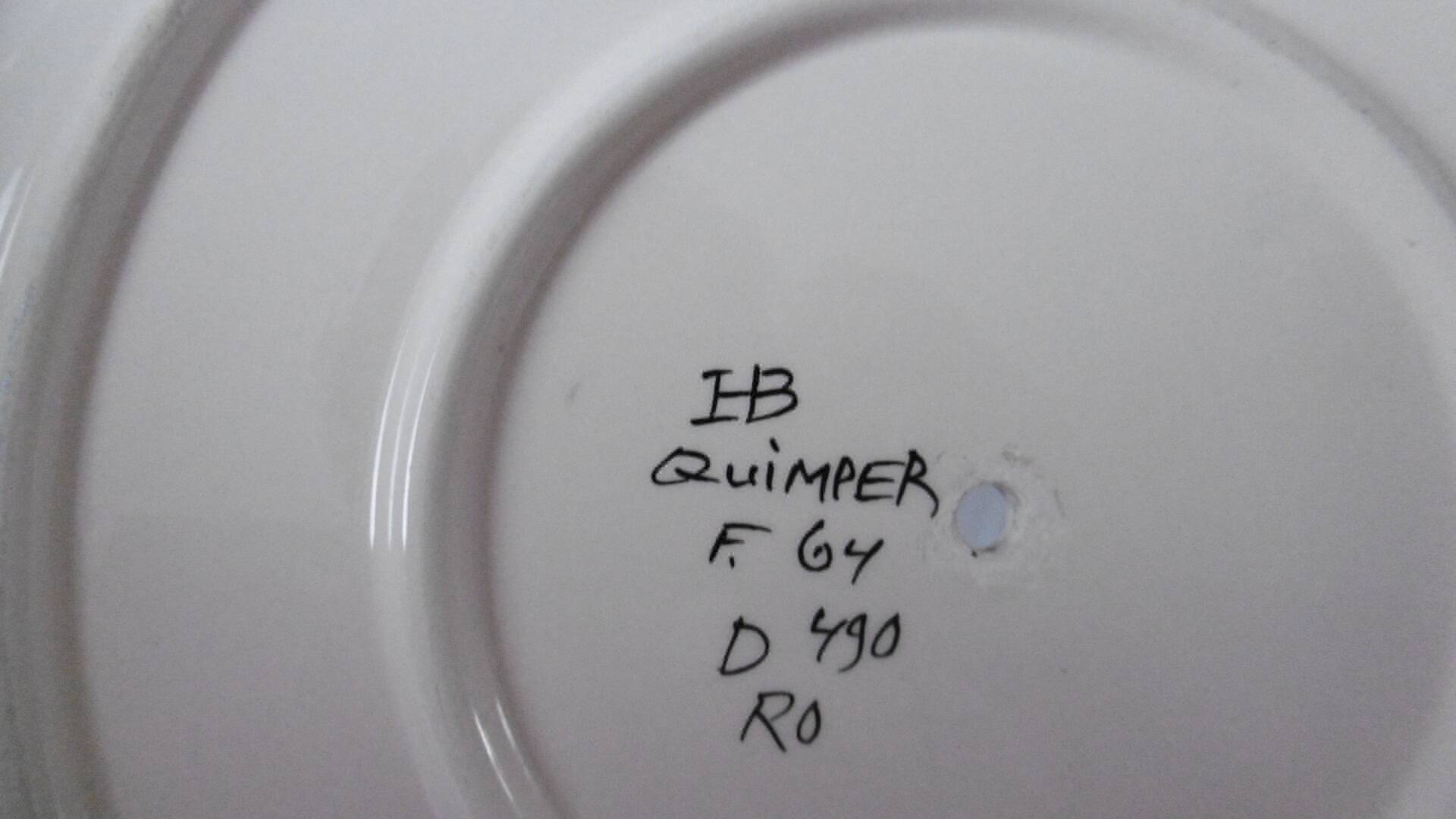 Quimper earthenware cheese board