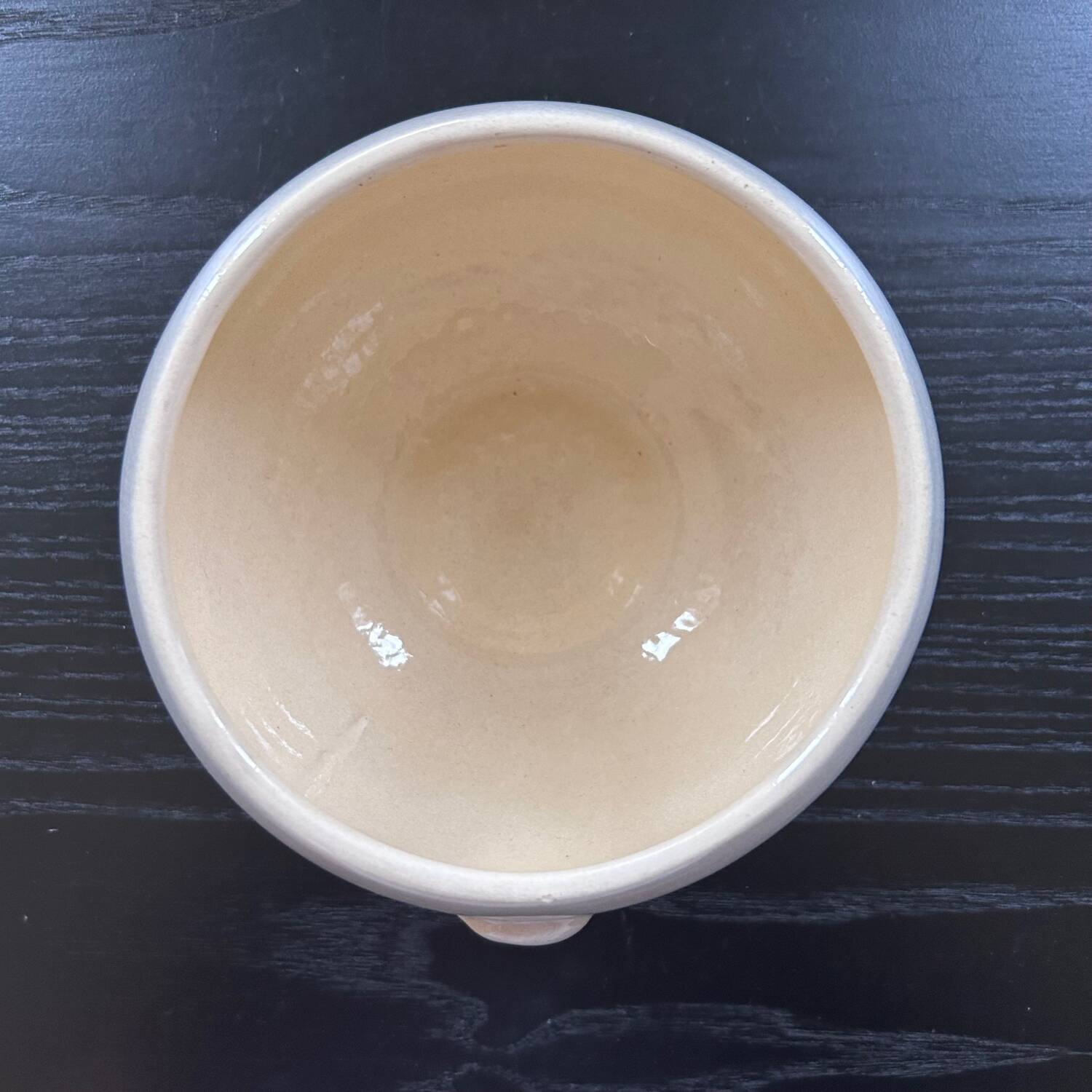 Linde pottery salad bowl