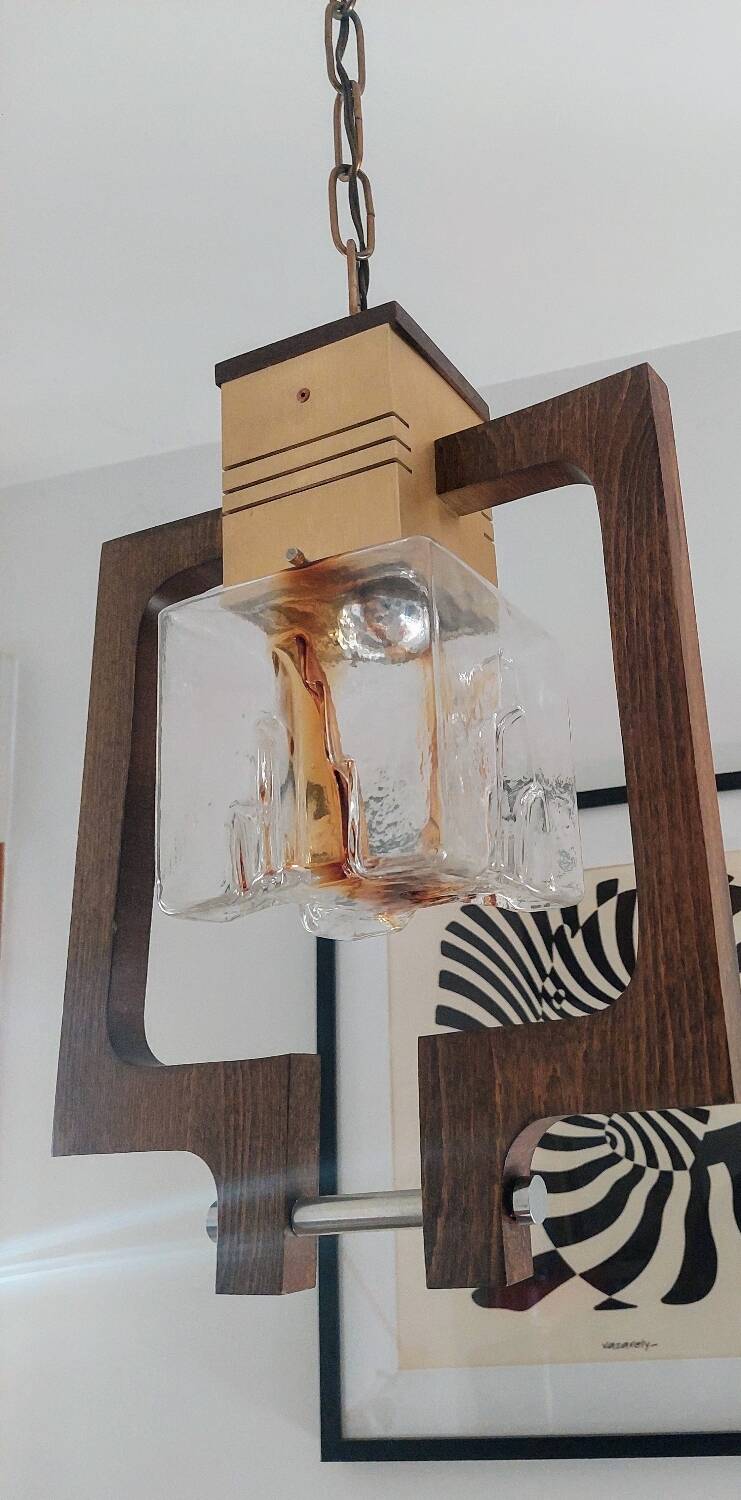 60s Murano glass pendant light