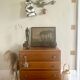 Old wrought iron coat rack