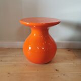 Garouste and Bonetti orange "mushroom" stool