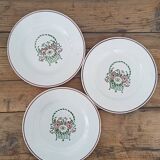 Saint-Amand dessert plates