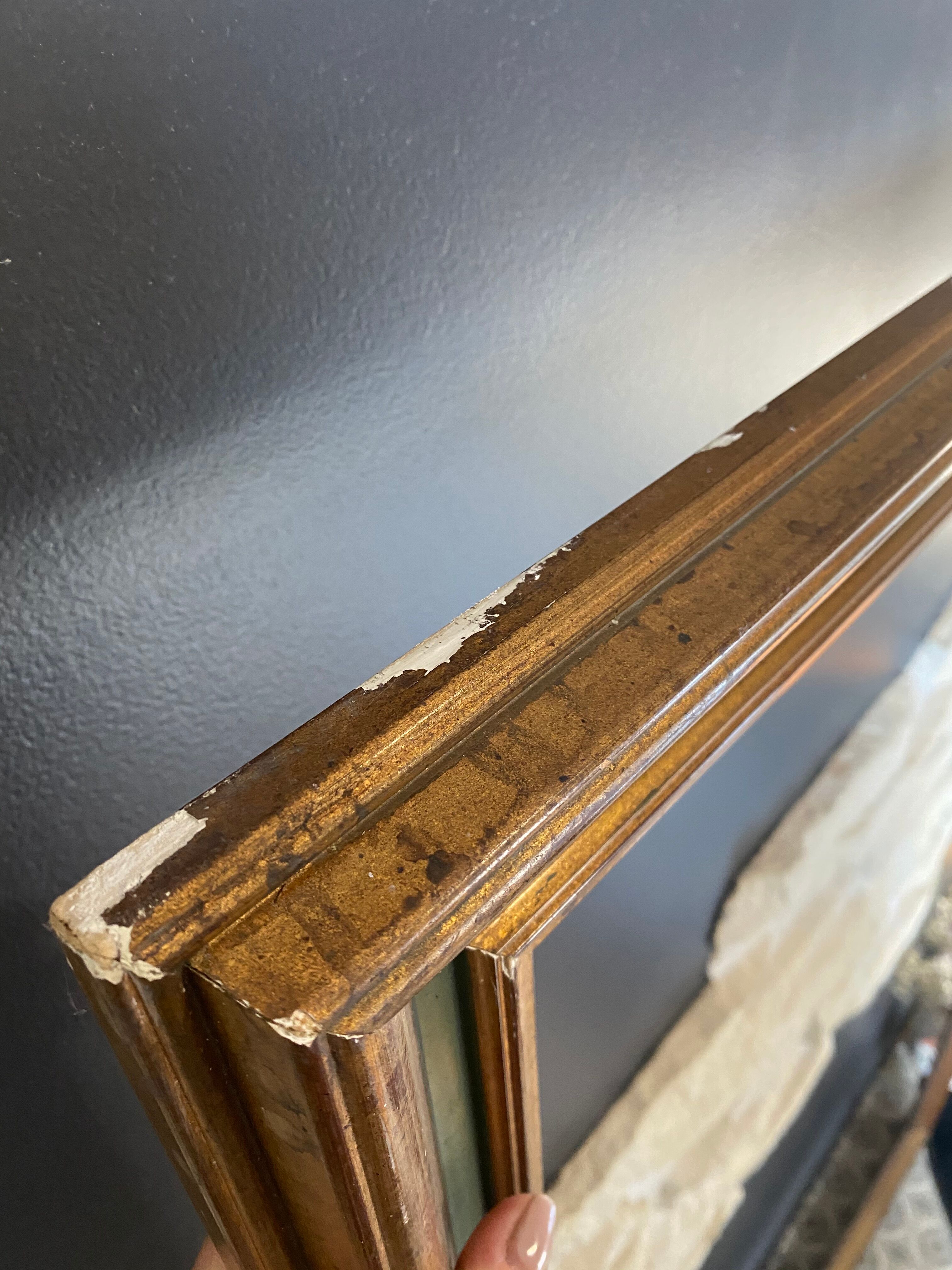 Former large-format wooden frame