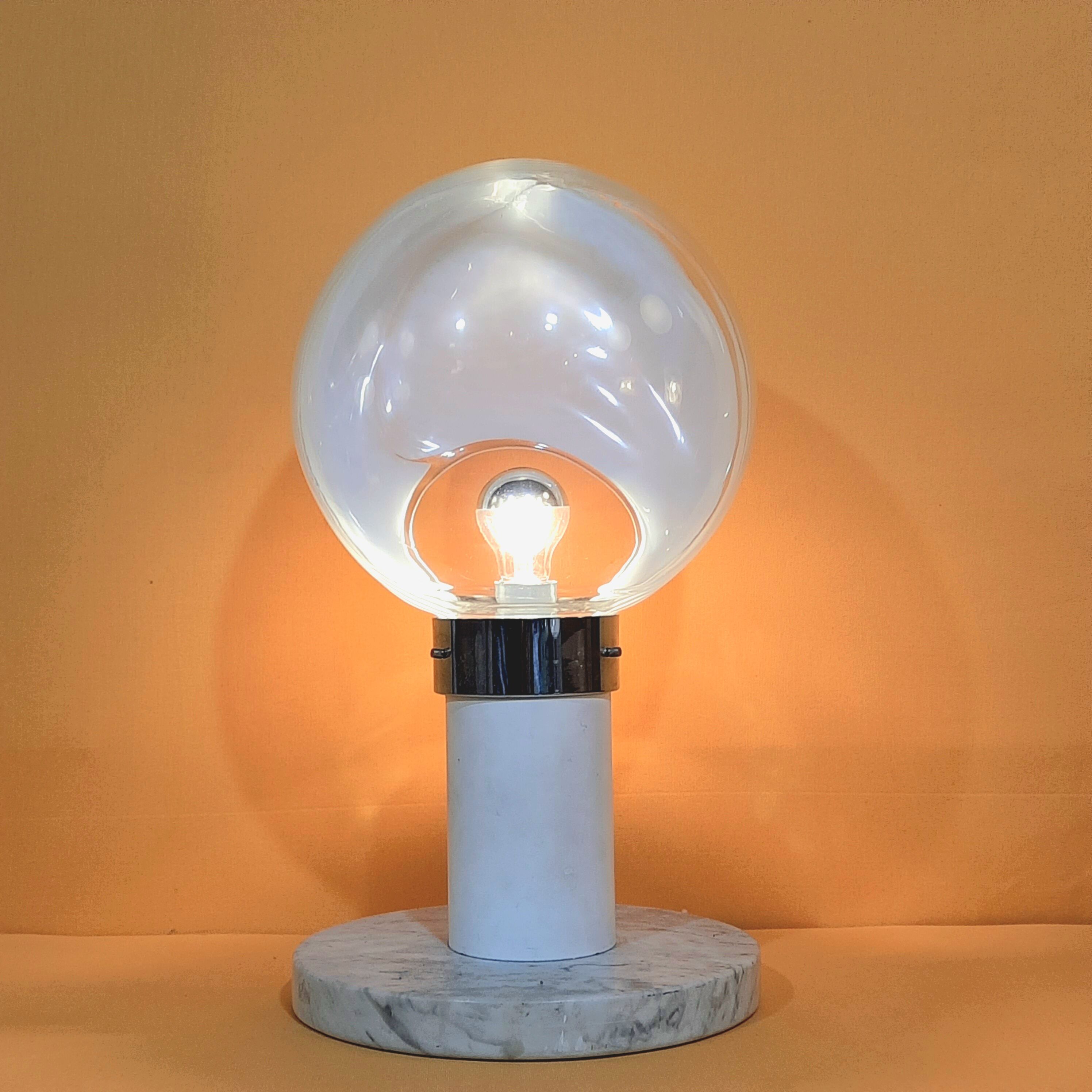 Table lamp Membrane by Toni Zuccheri for Venini circa 1960